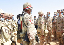 رئيس الأركان يشهد المرحلة الرئيسية لمشروع مراكز القيادة الخارجي “بدوي 38” بالجيش الثاني الميداني