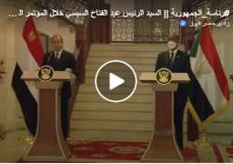 بالفيديو .. الرئيس السيسي: المرحلة القادمة من العمل المشترك بين مصر والسودان ستمضي قدمًا لمصلحة الشعبين ونرفض اتخاذ أي إجراءات أحادية في قضية سد النهضة