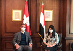 وزيرة التعاون الدولي تلتقي السفير السويسري لبحث مجالات التعاون الثنائي 2021/2024 في إطار الأولويات التنموية الحكومية