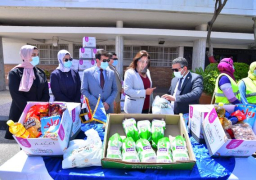 صندوق تحيا مصر يوفر 80 طنا مواد غذائية لـ 6 آلاف أسرة بدمياط