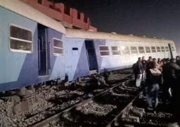 السكة الحديد: حادث قطار منيا القمح نتج عن خروج بوجي عربتين عن القضبان