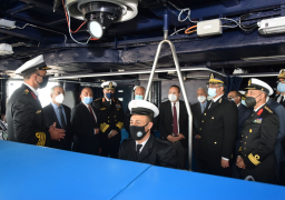 وصول الفرقاطة “برنيس” من طراز” فریم بيرجامینى ” إلى قاعدة الإسكندرية