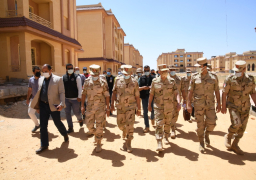 بالصور..رئيس الاركان يتفقد الحالة الأمنية بشمال سيناء