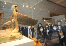 وزيرة التعاون الدولي تصطحب رئيسة البنك الأوروبي لإعادة الإعمار والتنمية في زيارة للمتحف القومي الحضارة وقاعة المومياوات الملكية (فيديو وصور)