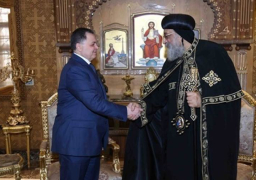 وزير الداخلية يهنىء قداسة البابا تواضروس الثاني بعيد القيامة