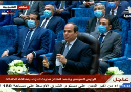 الرئيس السيسي: صناعة مشتقات البلازما كان حلما سيتحقق خلال عامين