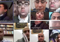 صبحي يناقش مع الشباب توسيع البرنامج القومي لمواجهة الشائعات