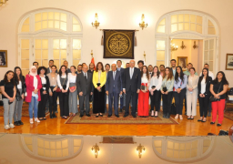 شباب الدارسين بالخارج يزور مجلس الدولة للتعرف على تاريخ ودور المجلس