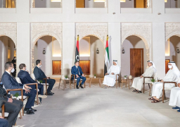 الامارات تؤكد دعمها لسلطات ليبيا الجديدة خلال زيارة لرئيس حكومتها
