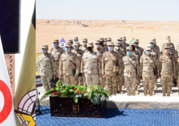 صور ..رئيس الاركان يشهد المرحلة الرئيسية للمشروع التكتيكى ” جاسر – 5 “