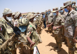 رئيس الاركان يشهد مشروع مراكز قيادة خارجى “إعصار62”