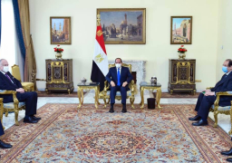 الرئيس السيسي يستقبل رئيس الكونجرس اليهودى العالمى