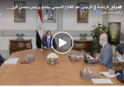 بالفيديو : الرئيس السيسي يوجه بسرعة إنجاز المشروعات القومية لتحقيق التنمية