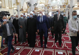 جمعة ومحافظ الوادي الجديد يفتتحان المجمع الإسلامي الكبير بالداخلة