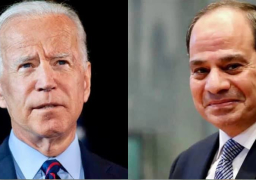 الرئيس السيسي يبحث هاتفيا مع “بايدن” وقف التصعيد في فلسطين