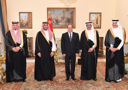 بالصور.. الرئيس السيسي يستقبل وزير الرياضة ورئيس اللجنة الأولمبية السعودية