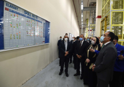 بالصور.. رئيس الوزراء ووزيرة الصناعة ومحافظ القليوبية يفتتحون المُجمّع الصناعي لمجموعة (العربي) بقليوب