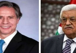 الرئيس الفلسطيني ووزير الخارجية الأمريكي يثمنان وساطة مصر بهدنة غزة