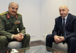 رئيس البرلمان الليبي يلتقي المشير حفتر لبحث آخر التطورات في البلاد