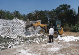 الزراعة : إزالة جميع التعديات على الاراضي الزراعية خلال وقفة عيد الفطر