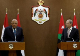 شكري: نسعى للتنسيق مع الأردن لتطوير العلاقات الثنائية والتصدي للتحديات