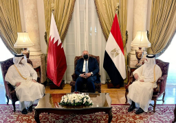 وزير الخارجية يستقبل نظيره القطرى فى مقر الوزارة بقصر التحرير