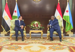 السيسي يبحث مع نظيره الجيبوتي سبل تعزيز وتطوير العلاقات الثنائية