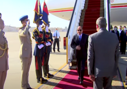 الرئيس السيسي يعود إلى أرض الوطن بعد زيارة لفرنسا