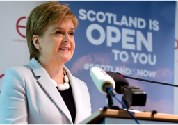 رئيسة وزراء اسكتلندا : استفتاء الانفصال عن بريطانيا لا مفر منه