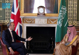 وزير الخارجية السعودي يبحث مع نظيره البريطاني آخر التطورات في فلسطين