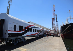 وزير النقل يعلن وصول 28 عربة سكة حديد إلى ميناء الإسكندرية خلال مايو