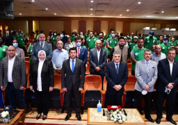 رئيس قناة السويس يستقبل وزير الرياضة ووفد منحة ناصر للقيادة الدولية