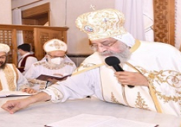 البابا تواضروس الثاني يدشن كنيسة القديسين بالإسكندرية بيوبيلها الذهبى