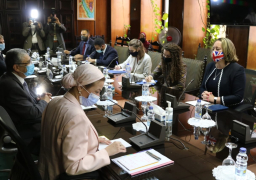 وزير الكهرباء والطاقة المتجددة يلتقى مع وزيرة التجارة والطاقة البريطانية وممثلة المملكة المتحدة الدولية للتكيف ومواجهة تغير المناخ لمؤتمر المناخ الدولي لمناقشة تحضيرات مؤتمر المناخ القادم في نوفمبر القادم