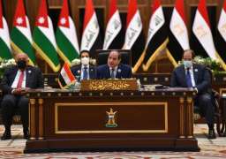نص كلمة الرئيس السيسي بقمة بغداد: نشهد تدخلات إقليمية مرفوضة تسعى للهيمنة وتهدد الأمن القومي العربي