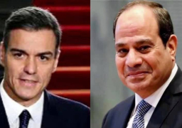 السيسى يبحث مع رئيس وزراء إسبانيا تعزيز التعاون بالمجال السياحى