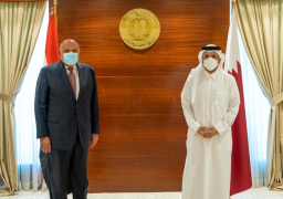 مباحثات رسمية مصرية – قطرية على مستوى وزيري الخارجية بالدوحة