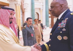 وزير الدفاع الأمريكي يبحث مع ولي العهد السعودي قضايا الأمن الإقليمي