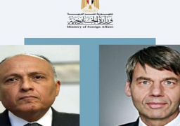 شكري يستهل زيارته إلى برلين بعقد لقاء مع مستشار الأمن القومي الألماني