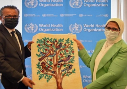 وزيرة الصحة تبحث مع مدير عام منظمة الصحة العالمية عدد من الموضوعات محل الاهتمام المشترك