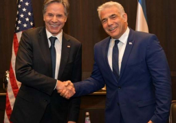 بلينكن يبحث مع لابيد أهمية وقف العدوان الإسرائيلي على فلسطين