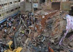 مصرع وإصابة 8 أشخاص جراء انهيار مبنى في الصين