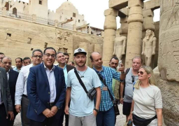 #رئيس الوزراء يقوم بجولة داخل معابد الكرنك للوقوف على مستجدات مشروع طريق الكباش|صور
