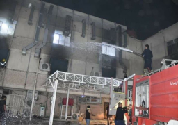 مقتل 44 على الأقل وإصابة 67 في حريق بمستشفى لمرضى الكورونا بالعراق