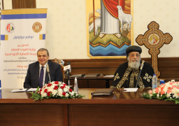 “البابا تواضروس” و “سعفان” يوقعان بروتوكولي تعاون لتنمية المجتمع