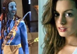 آن هاثاوى تتحول لشخصية Avatar فى شوارع نيويورك