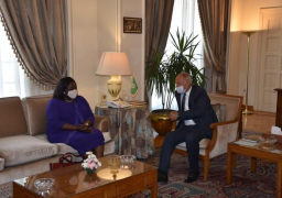 أبوالغيط يستقبل وزيرة خارجية جنوب السودان