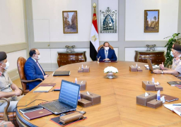 الرئيس يتطلع على مخطط رفع كفاءة وتوسعة طريق صلاح سالم