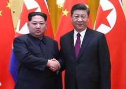 الرئيسان الكوري الشمالي والصيني يرغبان في تعزيز العلاقات بين بلديهما