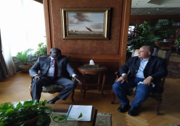 بالصور.. وزير الرى يستقبل “ماناوا بيتر” وزير الموارد المائية والرى بدولة جنوب السودان